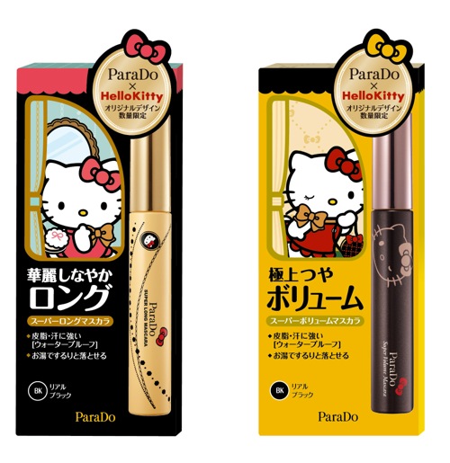 パラドゥ スーパーロングマスカラ、パラドゥ スーパーボリュームマスカラ(BK リアルブラック)各¥1,280/全国のセブン-イレブンで数量限定発売中 ※一部お取扱いのない店舗がございます。なくなり次第終了。