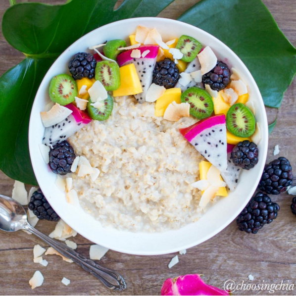 ラズベリーとくるみのオートミール #レシピ raspberry walnut oatmeal #recipe