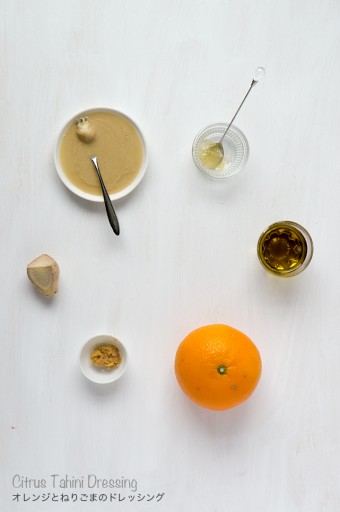 いよかんとねりごまのドレッシング #レシピ citrus tahini dressing #recipe