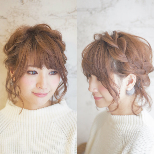 パーティースタイルもこれで完璧 簡単華やか ボブヘアのためのアップ パーティースタイルもこれで完璧 簡単華やか ボブヘアのためのアップ