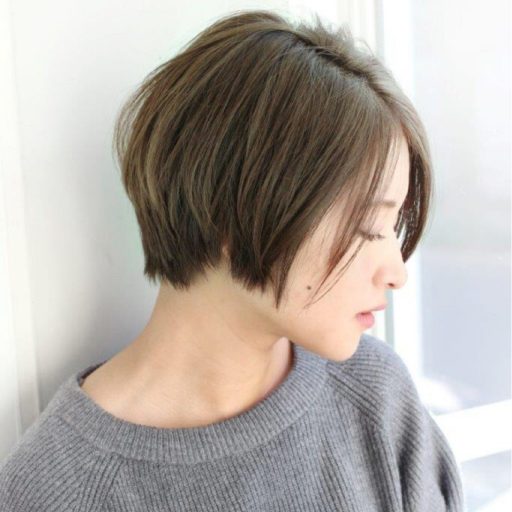 ワンレン前髪ヘアカタログ ショート ボブ ミディアム ロングなど長