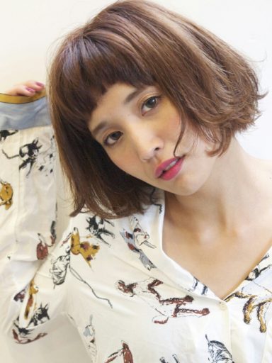 シャープすぎる輪郭悩みを旬顔ヘアで解消 ふんわり ワンカールボブ で優しげな印象に きれいのニュース Beauty News Tokyo
