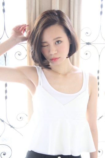 シャープすぎる輪郭悩みを旬顔ヘアで解消 ふんわり ワンカールボブ で優しげな印象に きれいのニュース Beauty News Tokyo