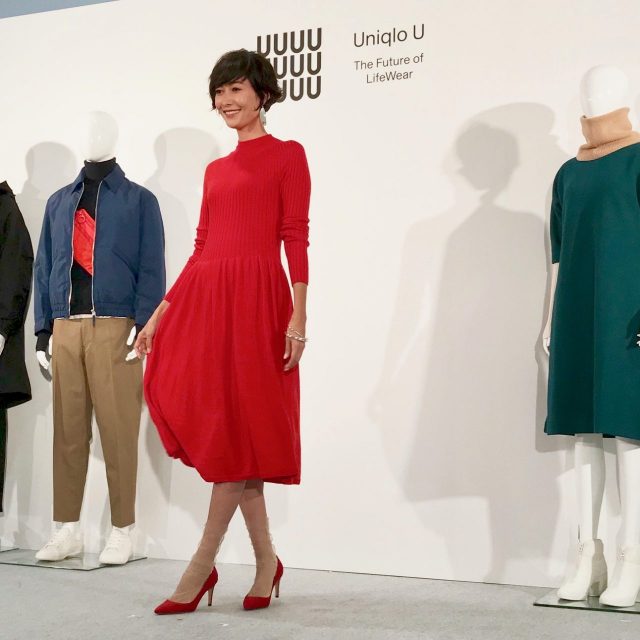 田丸麻紀さんイチオシ ユニクロ Uniqlo U 赤ニットワンピで美シルエットを実現して きれいのニュース Beauty News Tokyo