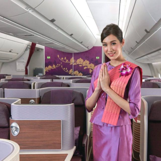 タイ国際航空ビジネスクラスで快適な空旅