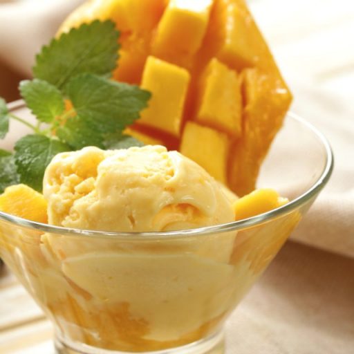 フルーティーなマンゴーシャーベットのレシピ