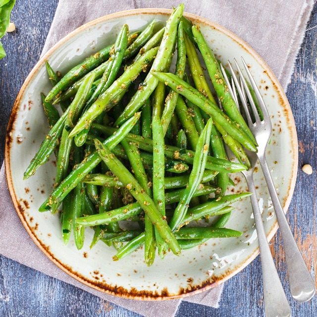 夏の肌に優しいいんげん豆のソテーのレシピ