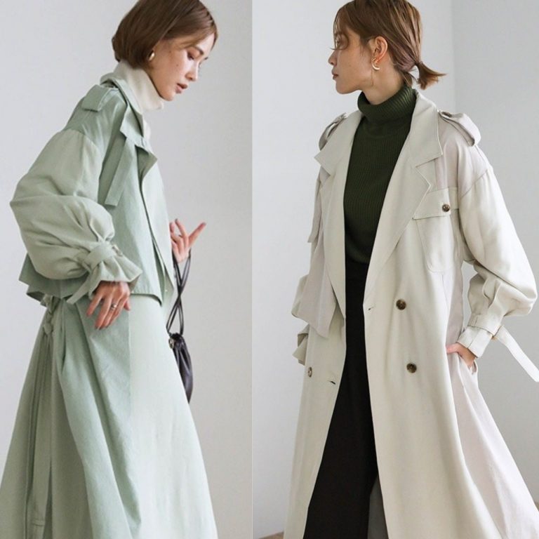 トレンチコート ベルト付き ジャケット・アウター