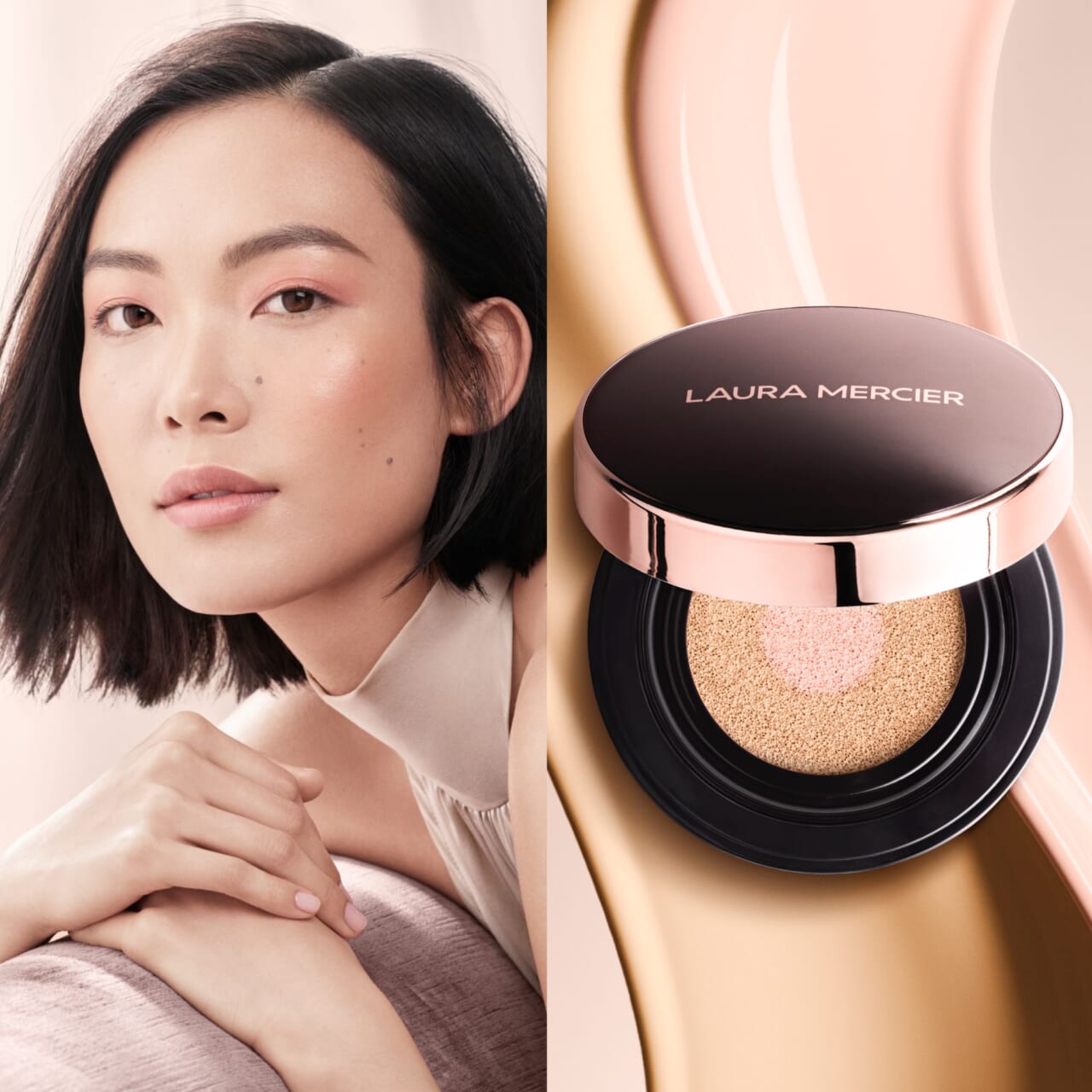 オープニング大放出セール ローラメルシエ クッションファンデ トーンアップ レフィル FAIR ROSE